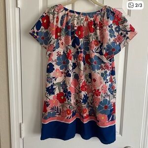 Motherhood Maternity Multicolor Floral Blouse